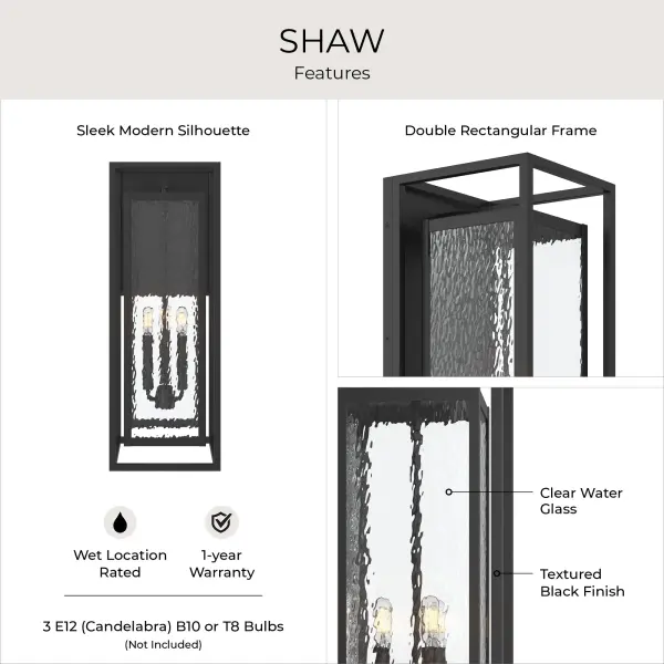 Shaw Outdoor Large Wall Lantern - Image 11