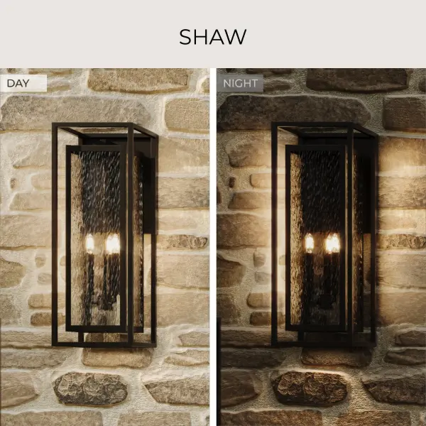Shaw Outdoor Large Wall Lantern - Image 5