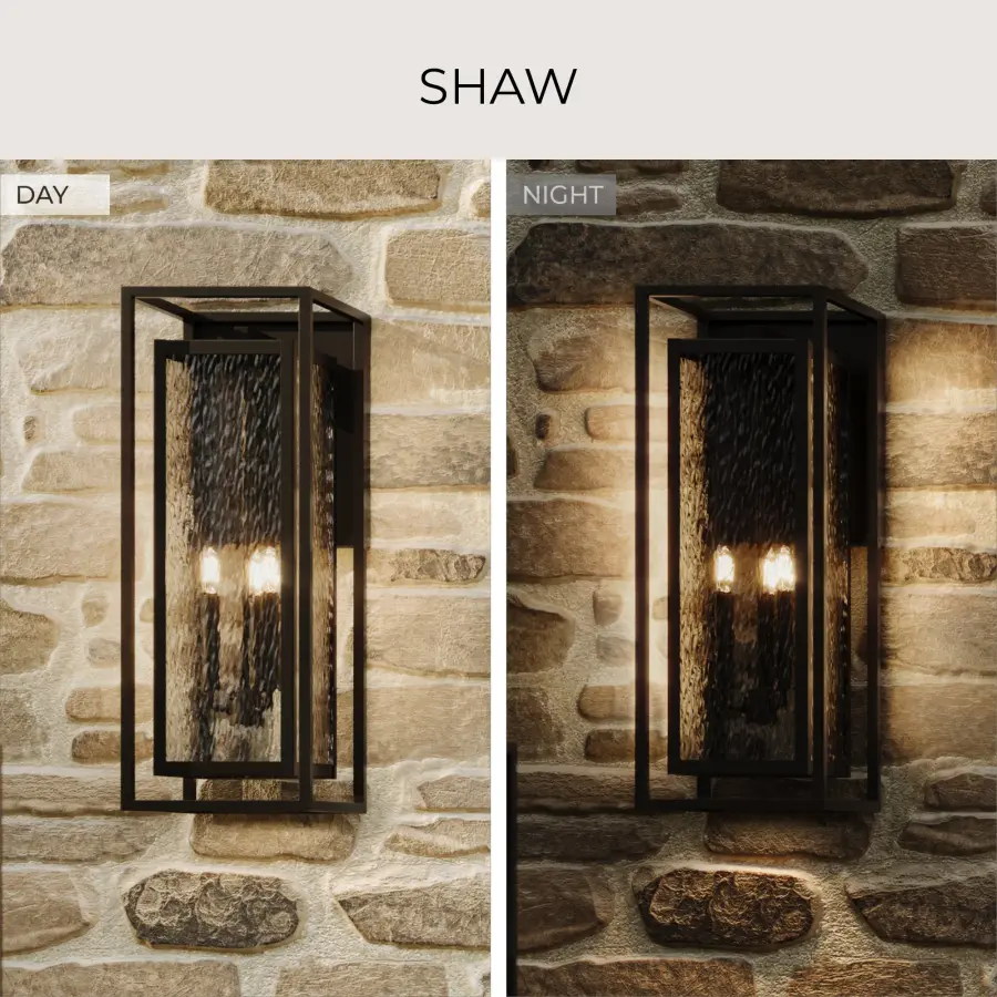 Shaw Outdoor Large Wall Lantern - Image 5