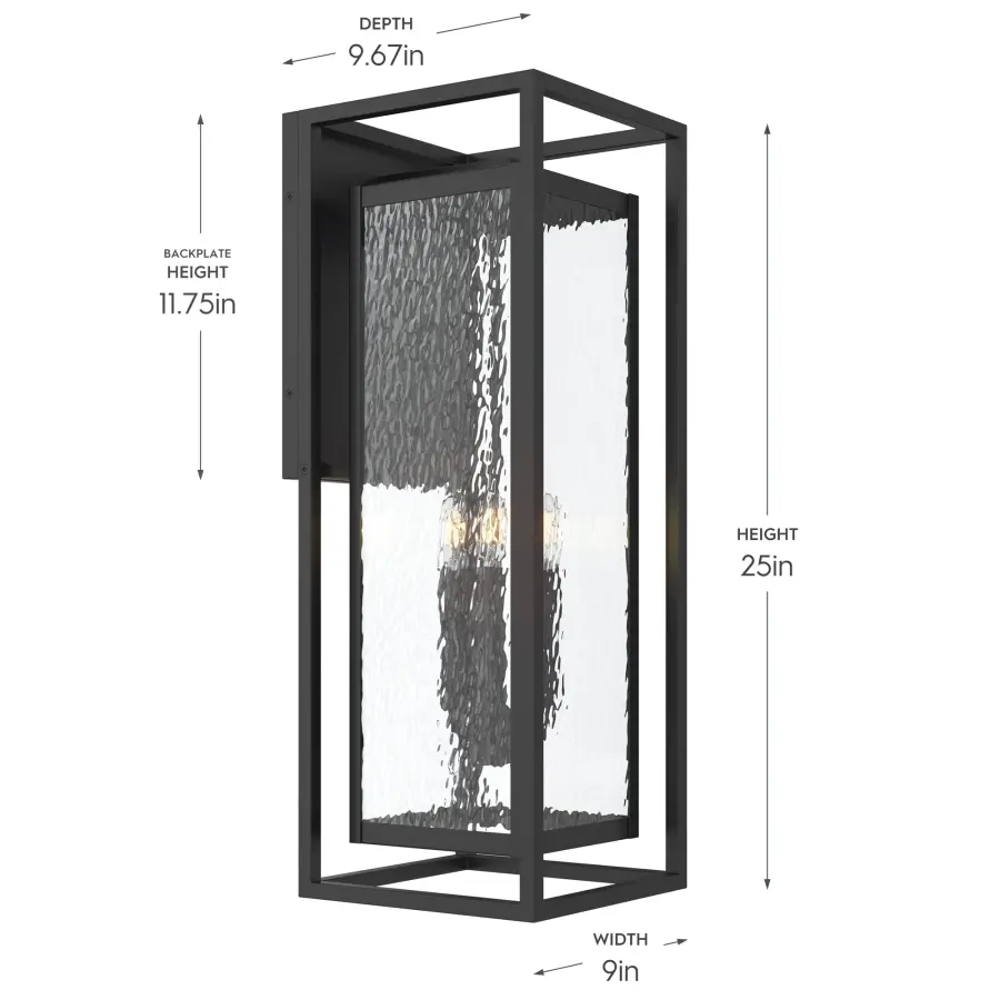 Shaw Outdoor Large Wall Lantern - Image 10