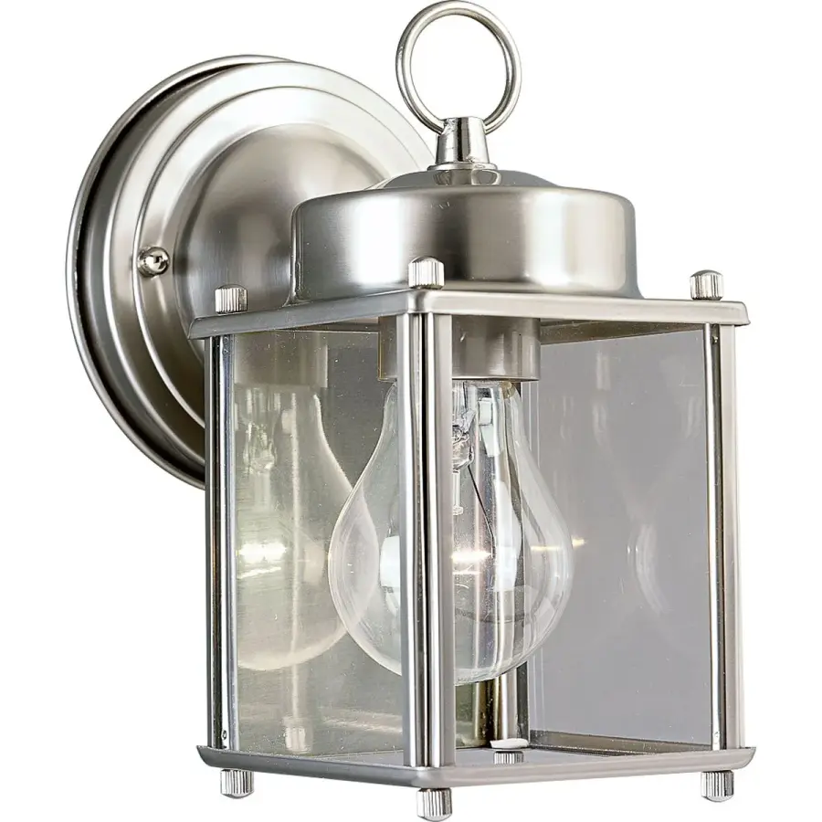 Flat Glass Lantern One-Light Wall Lantern - Image 1