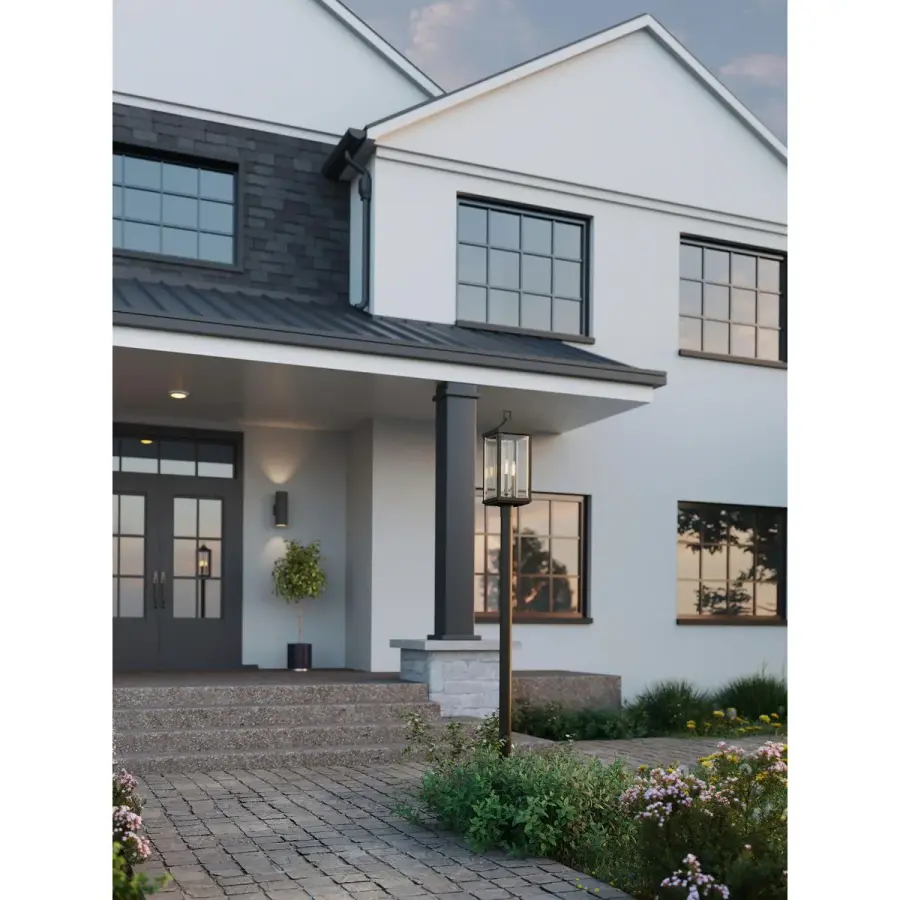 6" LED Outdoor Wall Cylinder in Antique Bronze - Image 6