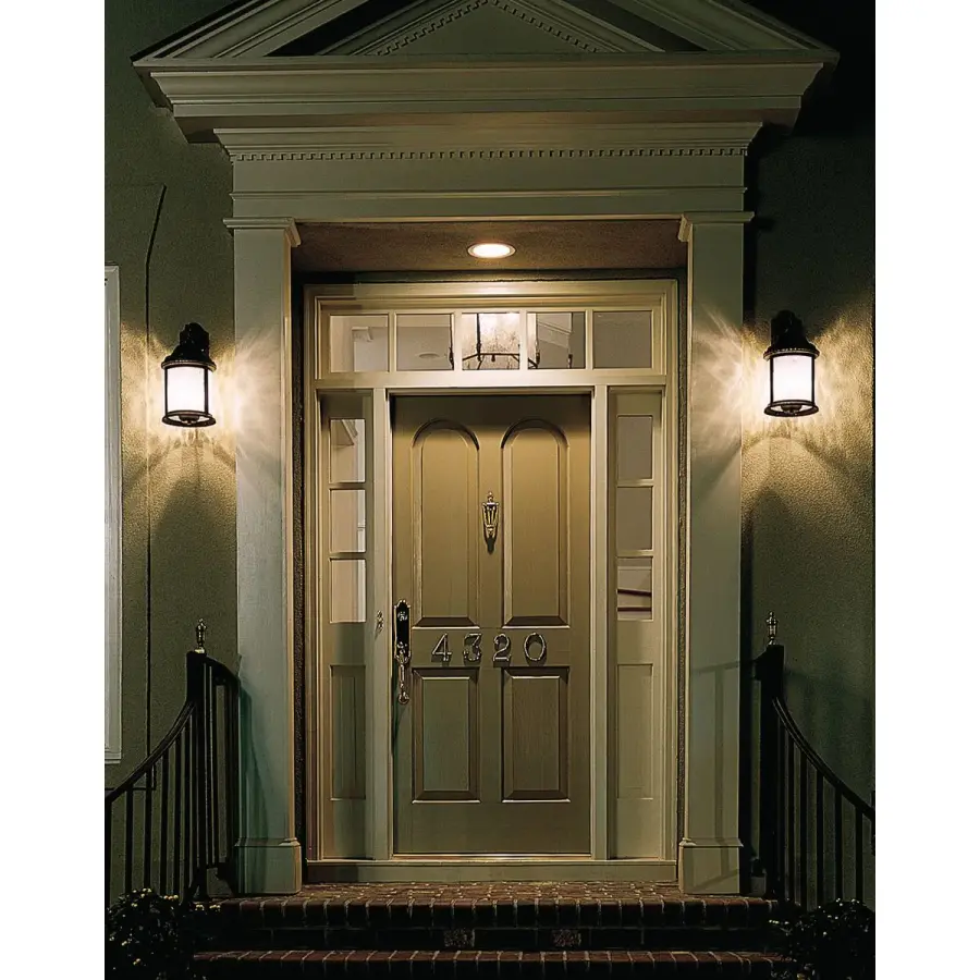 Ashmore Three-Light Outdoor Wall Lantern - Image 4