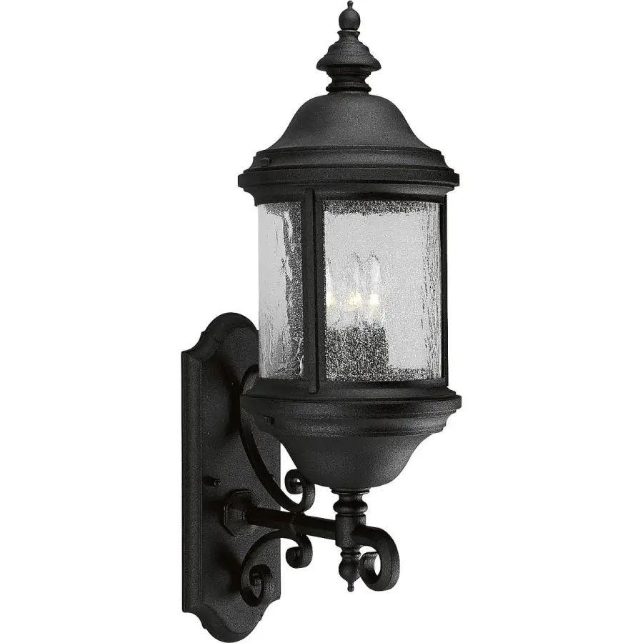 Ashmore Three-Light Outdoor Wall Lantern - Image 1