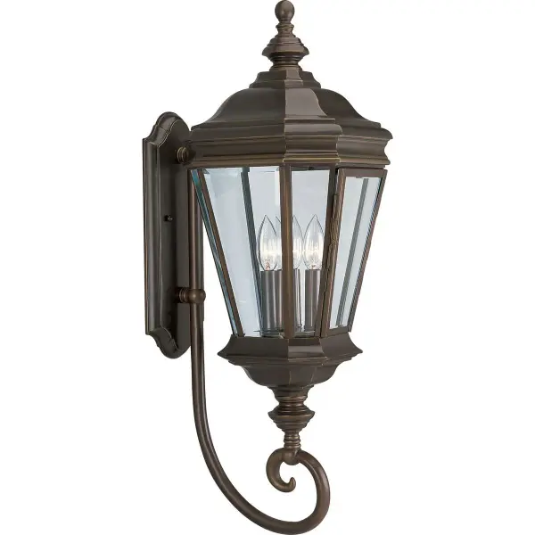 Crawford Three-Light Outdoor Wall Lantern