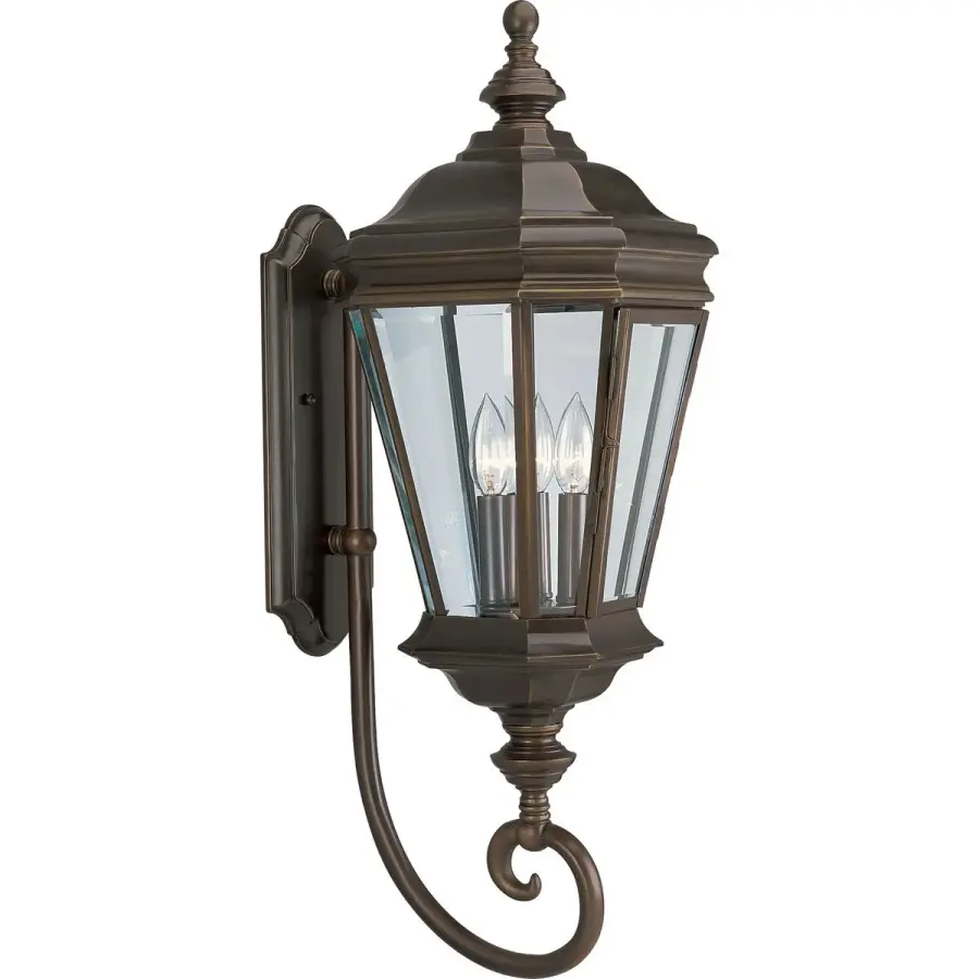 Crawford Three-Light Outdoor Wall Lantern