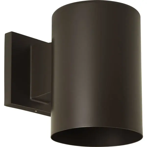 5" Outdoor Wall Cylinder in Antique Bronze - Image 3
