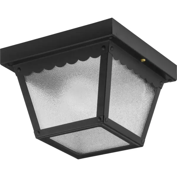 Compact 7.5" flush mount in durable matte black finish offers seamless indoor-outdoor versatility. JA8-compliant for California energy standards, ideal for porches, patios, and utility spaces requiring reliable, code-compliant lighting.