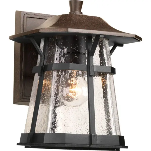 The Derby Collection wall lantern blends classic Craftsman design with modern outdoor performance. Its Espresso finish and clean lines complement both traditional and contemporary exteriors, while JA8 compliance ensures energy efficiency.