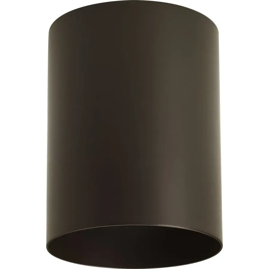 5" Outdoor Ceiling Mount Cylinder in Antique Bronze - Image 3