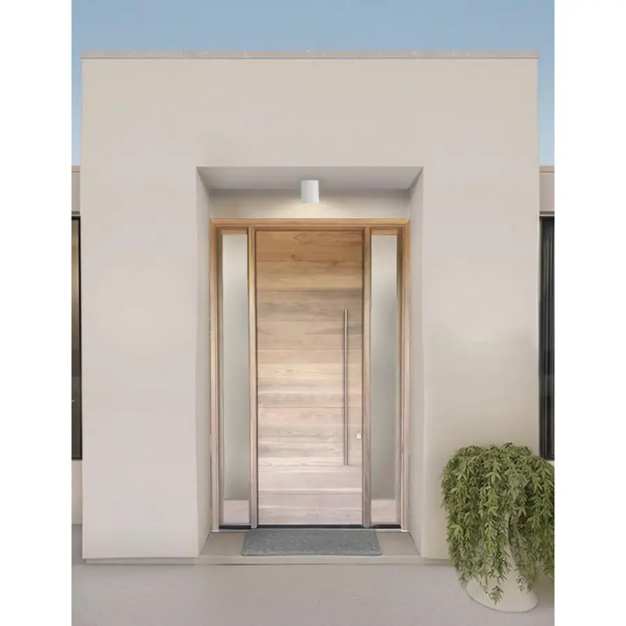 5" Outdoor Ceiling Mount Cylinder in Antique Bronze - Image 4