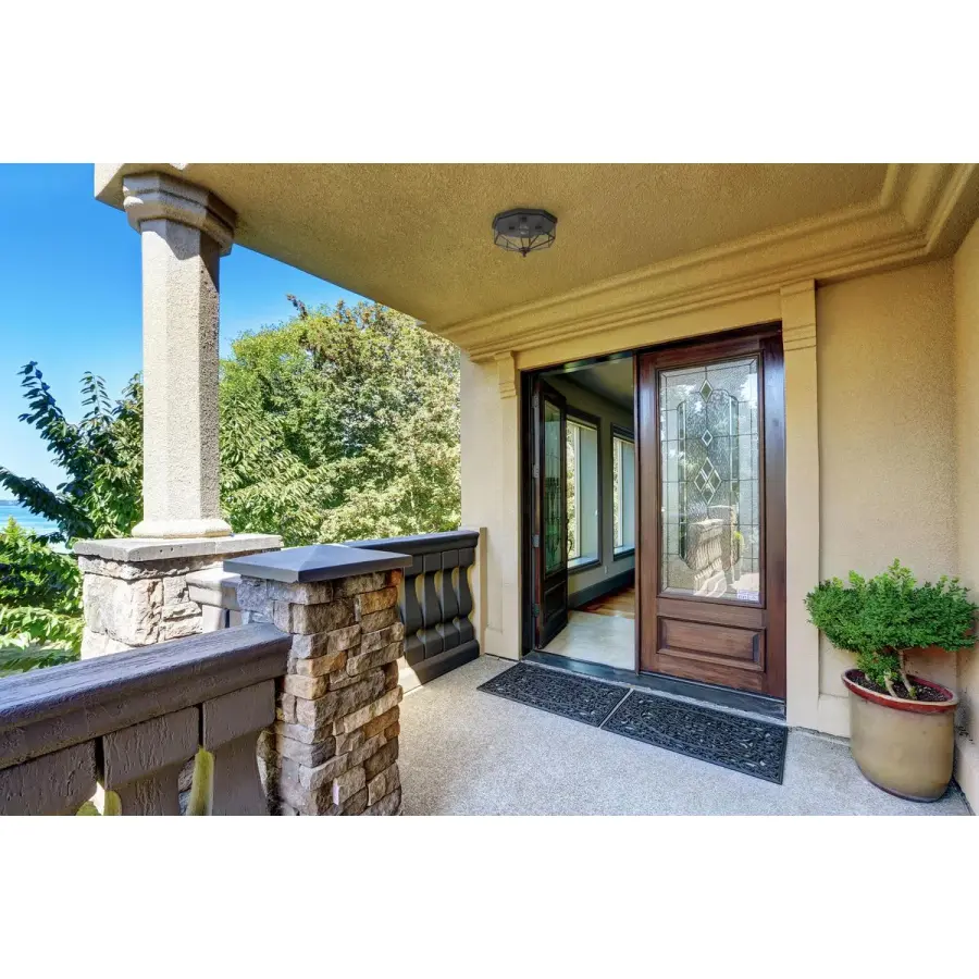 Three-Light Beveled Glass Close-to-Ceiling - Image 5