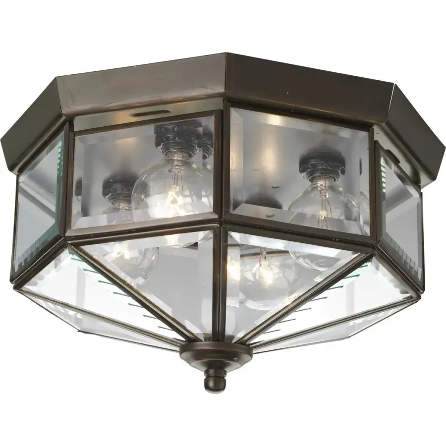 Four-Light Beveled Glass Close-to-Ceiling - Image 1