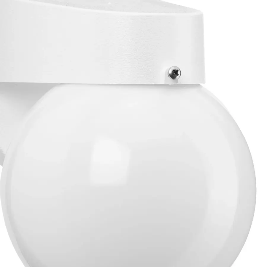 White Polycarbonate Outdoor Wall Lantern - Image 1