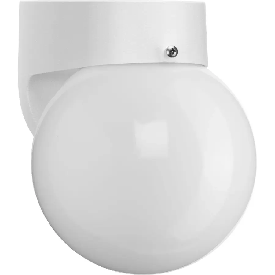 White Polycarbonate Outdoor Wall Lantern - Image 3