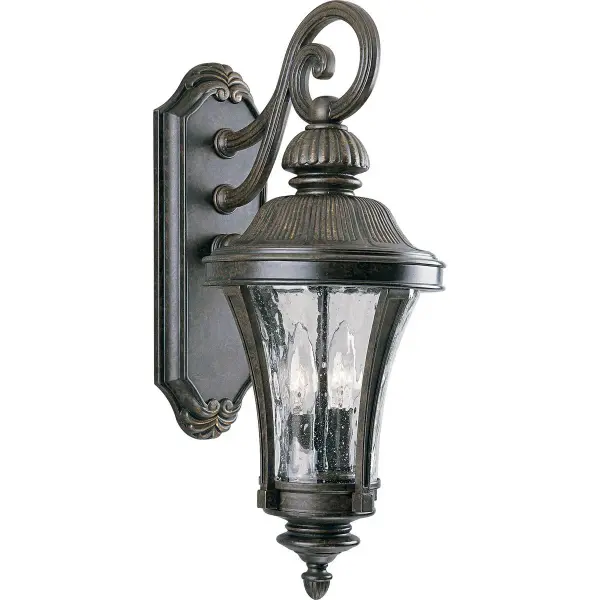 The Nottington wall lantern brings timeless traditional styling to outdoor spaces with its forged bronze finish and classic lantern silhouette. Two-light configuration provides ample illumination for entryways and patios.
