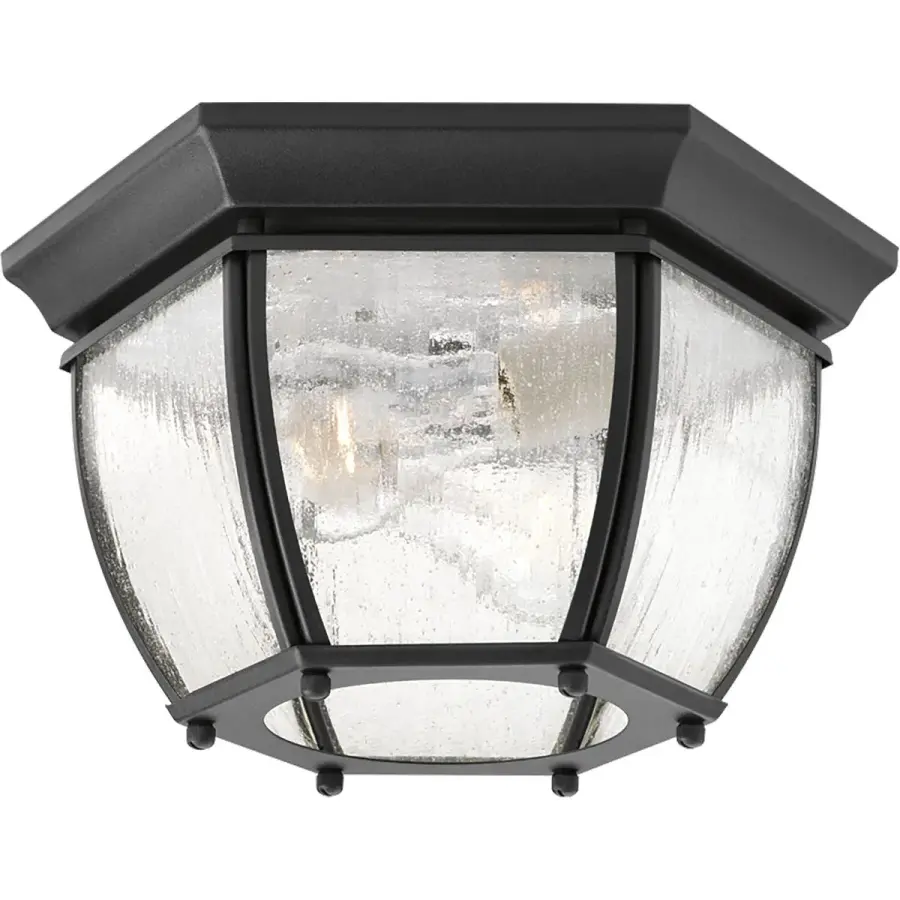 Roman Coach Two-Light 11" Flush Mount - Image 6