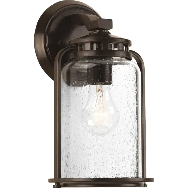 The Botta Small Wall Lantern combines timeless transitional design with coastal and farmhouse influences. Its Antique Bronze finish adds warmth and character to outdoor spaces while maintaining durability.