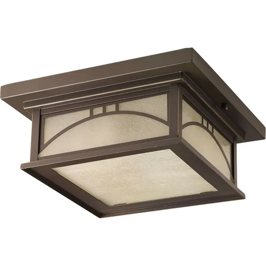 Residence Collection Two-Light 12" Outdoor Flush Mount