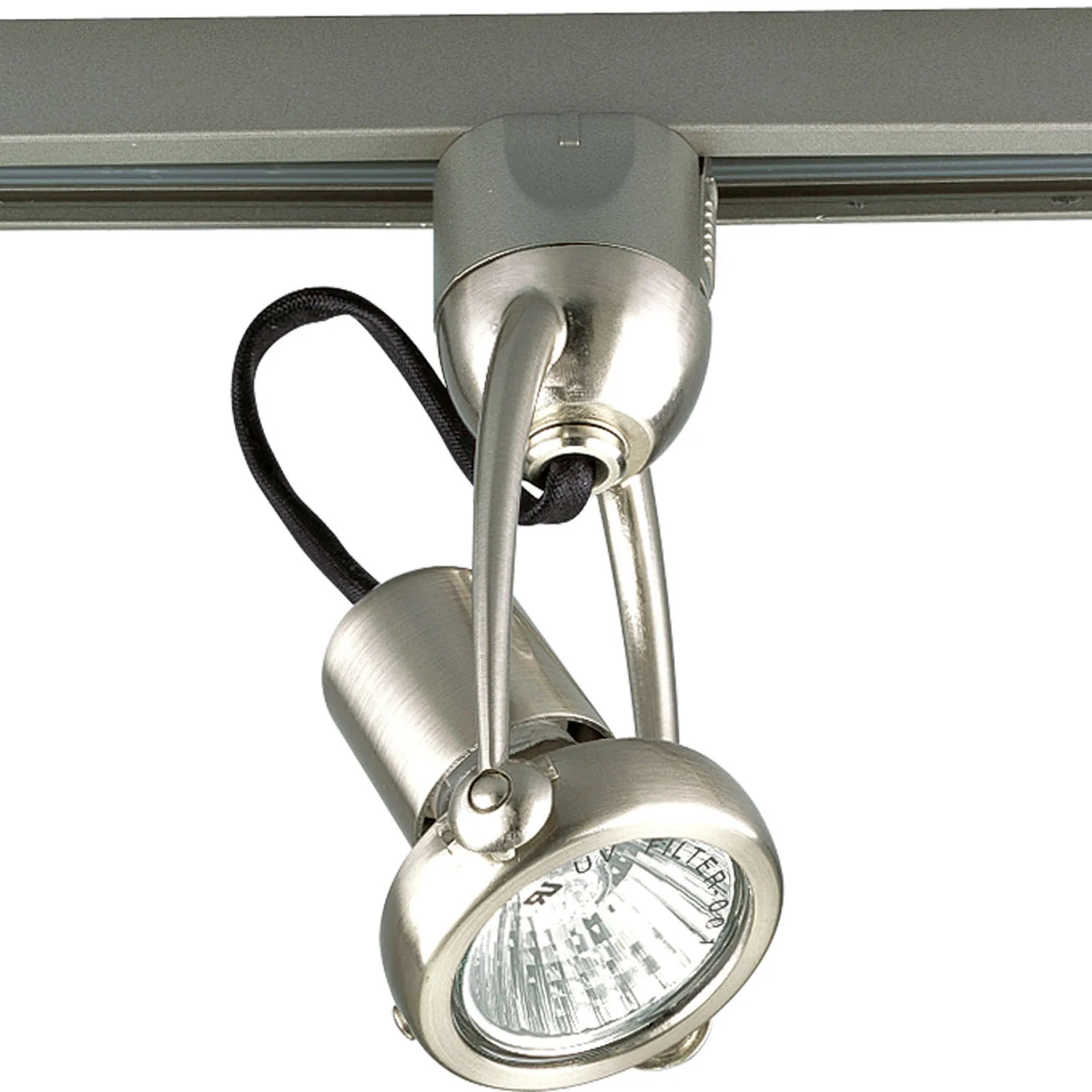 Track Head One Light Track Head in Brushed Nickel