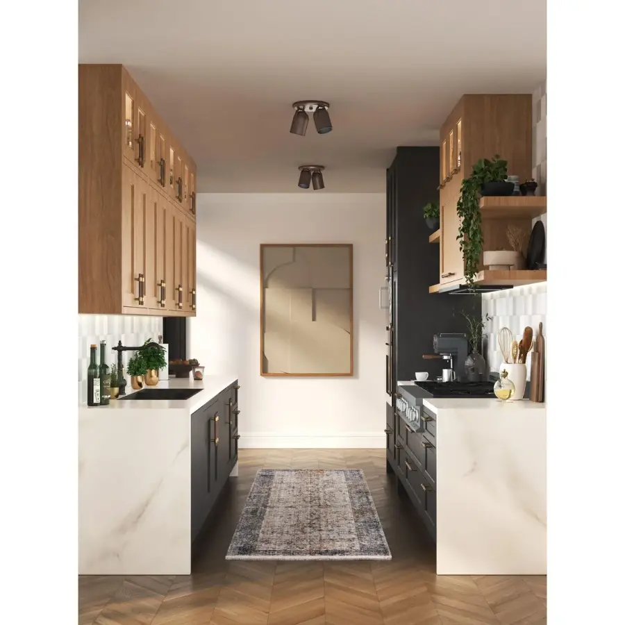 Two-Light Multi-Directional Roundback Wall/Ceiling Fixture - Image 5