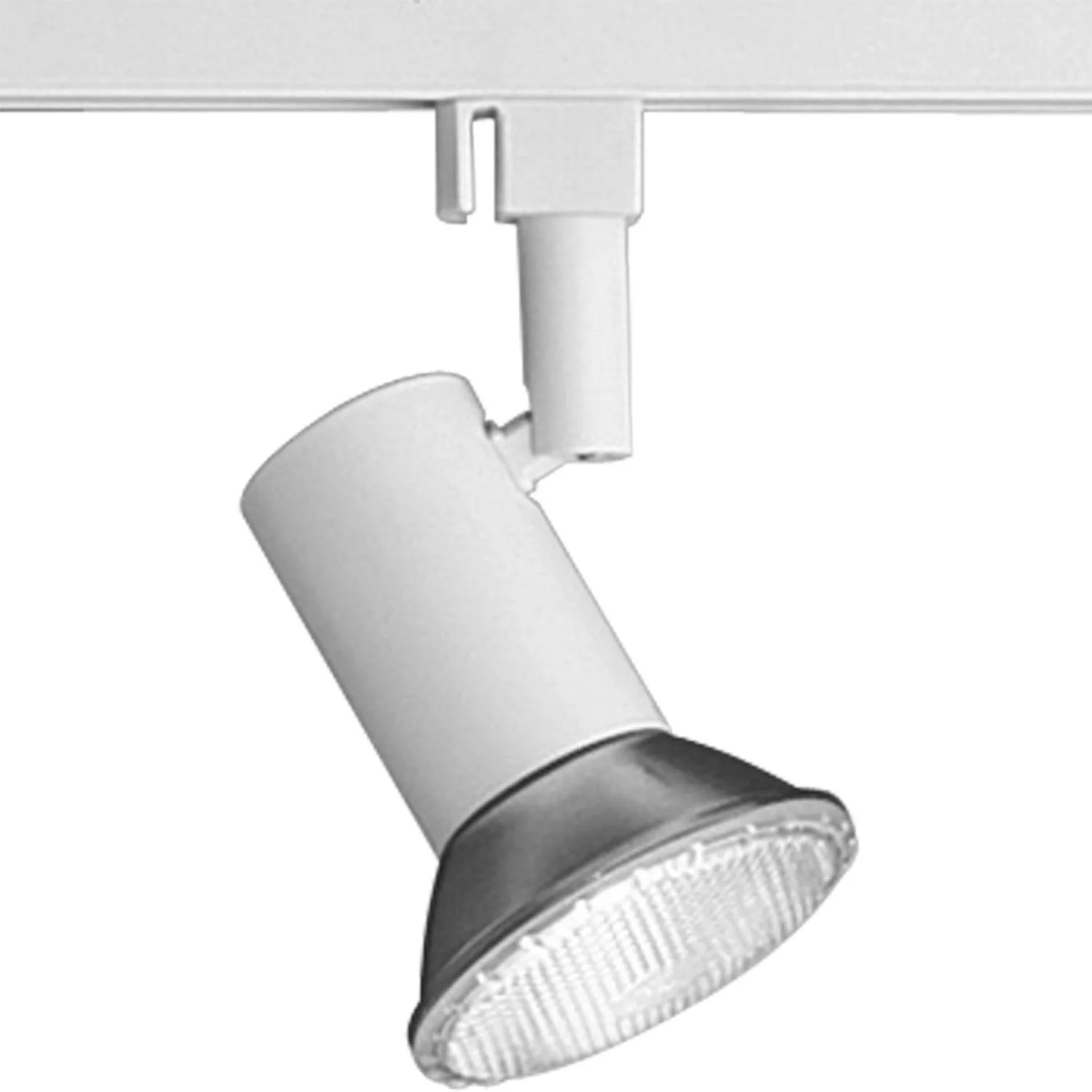Track Head One Light Track Head in White
