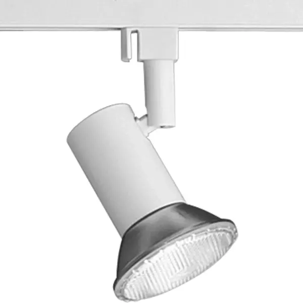 Simple design of this Alpha Trak head provides minimal obtrusion into the visual space. Lampholder rotates 360 horizontally and 90 degree vertically. Heads can be easily repositioned on the track to provide lighting in different areas of the room. Universal track head accepts any medium base PAR, BR, or R lamp except PAR30 short neck. White finish. Collection: Track Head Rooms: Kitchen,Great Room Finish: White Notes: Use only with Alpha Trak components connection accessories (sold separately). Width: 2.00" Height: 4.88" Length: 2.00" Weight: 0.60 lb Number of Bulbs: 1 Maximum Wattage: 300.00 W Bulb Type: A19 Bulb Base: E26 Light Source: Incandescent Voltage: 120.00 V Material: Aluminum Country of Origin: CN Safety Listing: UL-CUL Safety Rating: UL-CUL Title 20 Manufacturer Warranty: 1-year Limited Warranty Spec Sheet Instructions Parts Diagram
