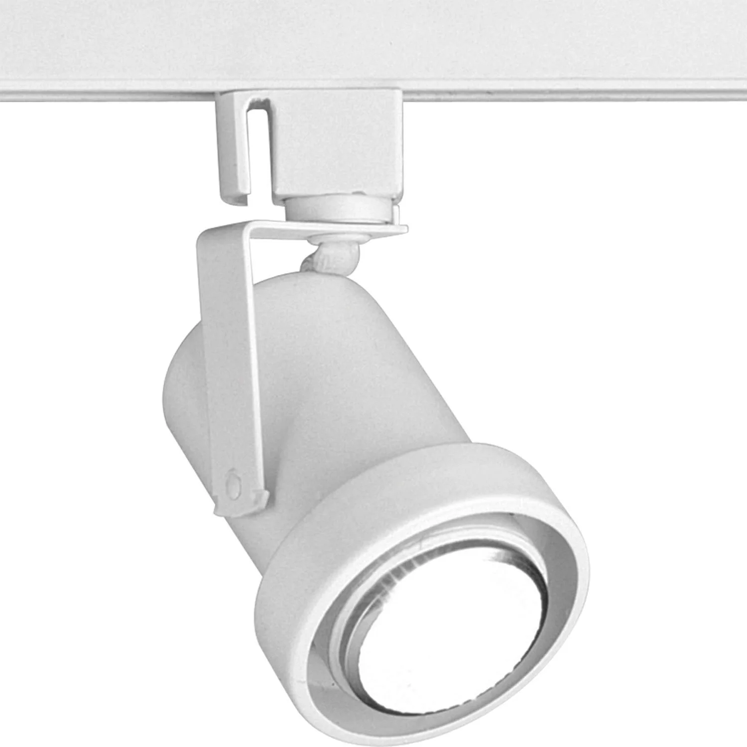 Track Head One Light Track Head in White
