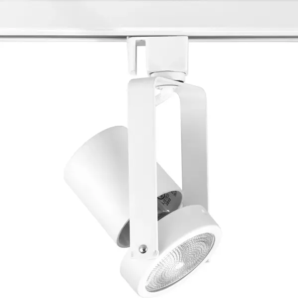 White high tech Alpha Trak track head with 360 degree horizontal rotation and 90 degree vertical rotation. Heads can be easily repositioned on the track to provide lighting in different areas of the room. Excellent for both residential and retail locations. Use one 50W PAR 16 bulb. Collection: Track Head Rooms: Kitchen,Great Room Finish: White Notes: Use only with Alpha Trak components connection accessories (sold separately). Width: 2.75" Height: 5.50" Length: 2.75" Weight: 1.00 lb Number of Bulbs: 1 Maximum Wattage: 50.00 W Bulb Type: PAR-20 Bulb Base: E26 Light Source: Halogen Voltage: 120.00 V Material: Aluminum Country of Origin: CN Safety Listing: UL-CUL Safety Rating: UL-CUL Title 20 Manufacturer Warranty: 1-year Limited Warranty Spec Sheet Instructions Parts Diagram
