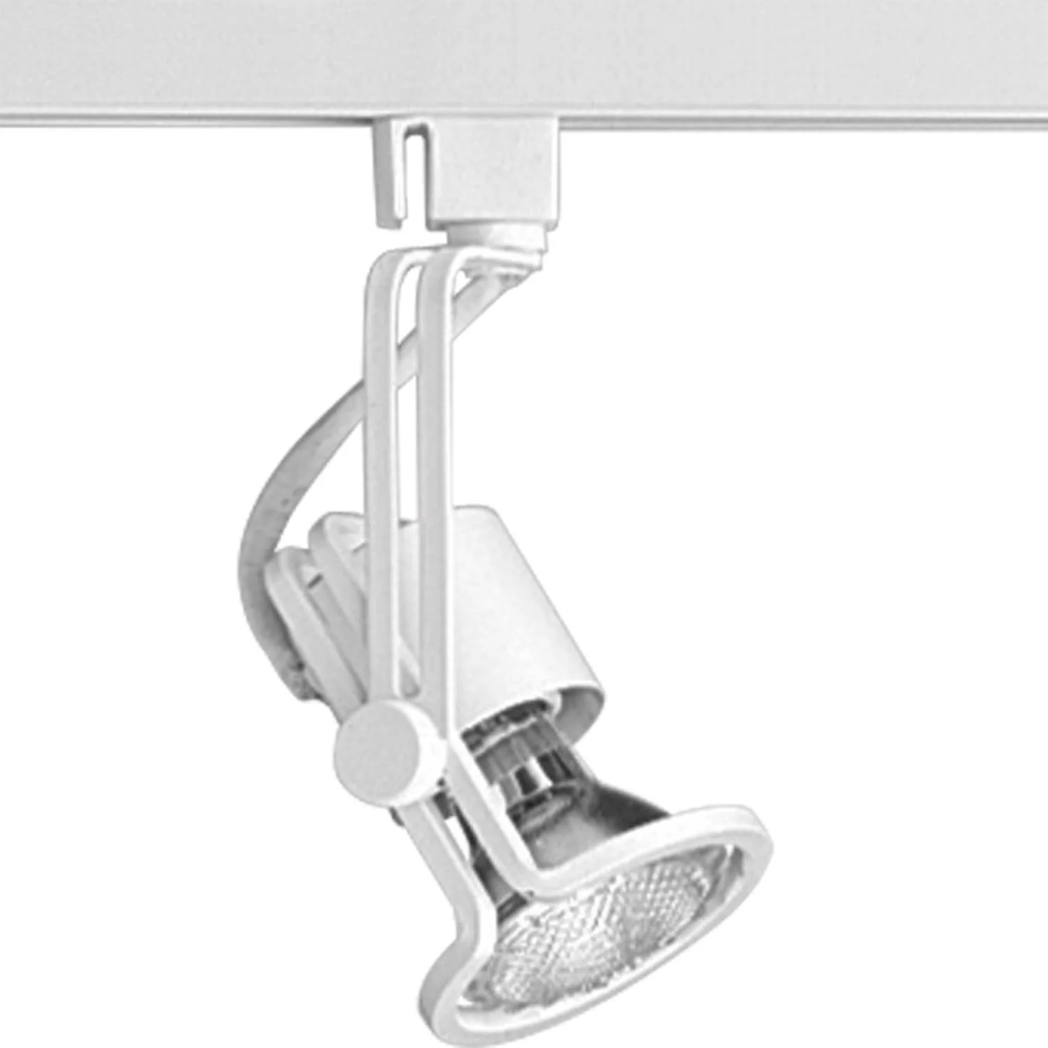 Track Head One Light Track Head in White