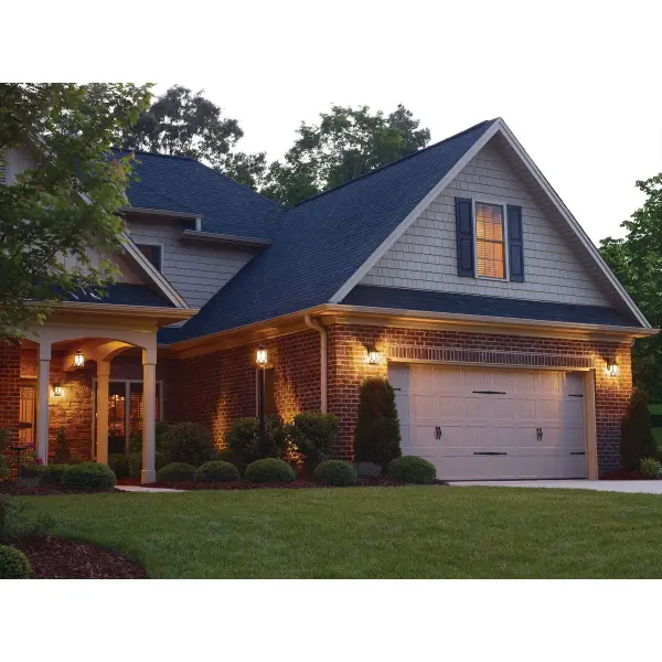 The Resort Collection Post Lantern combines classic Craftsman design with contemporary functionality. Its aged copper finish and clean lines create welcoming outdoor ambiance while meeting JA8 energy standards. - alternate view