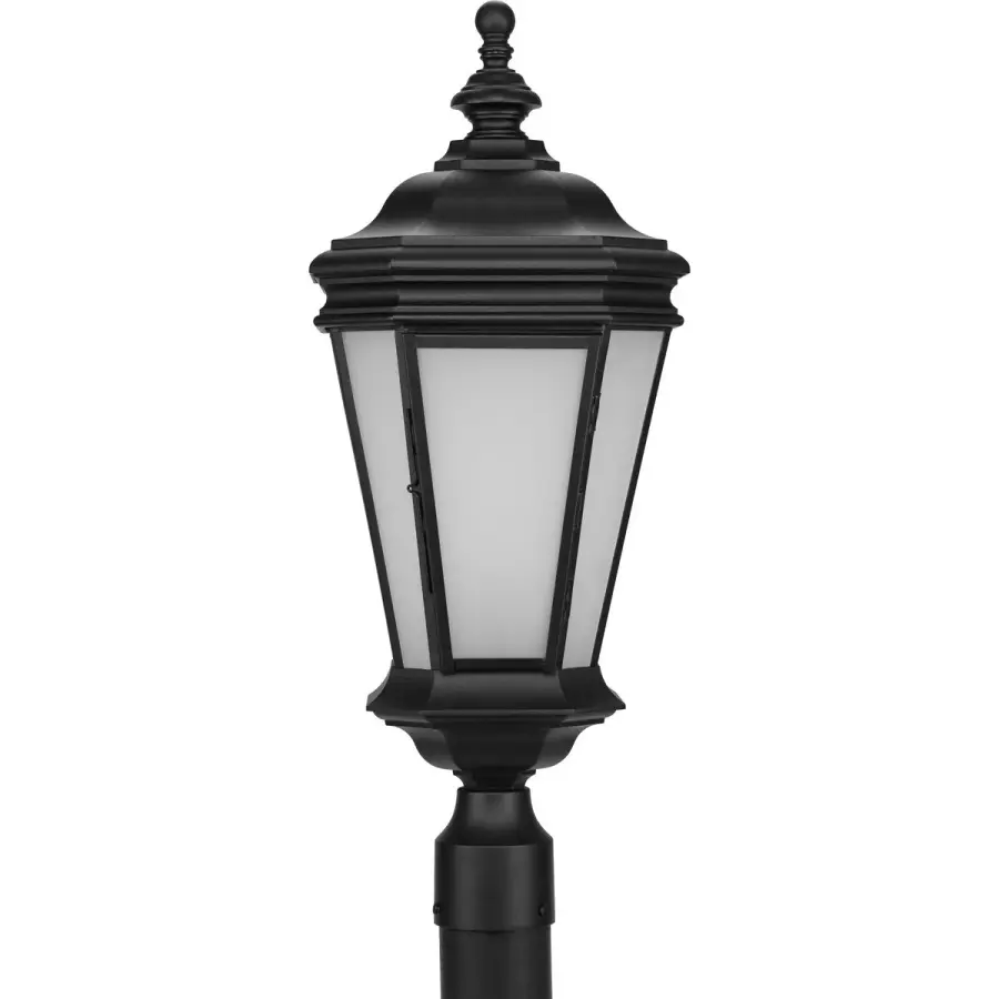 Crawford One-Light Etched Glass Outdoor Post Light - Image 3