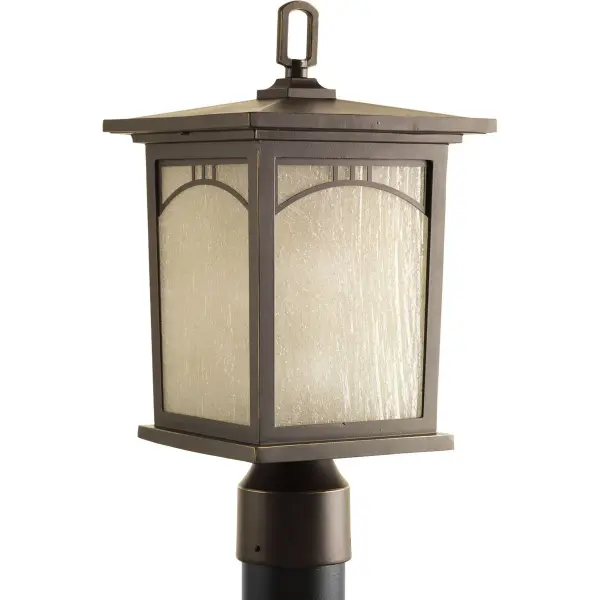The Residence Collection Post Lantern blends traditional craftsmanship with transitional design, featuring an Antique Bronze finish and clear glass panels. JA8 compliant for California energy standards, this fixture delivers reliable outdoor illumination with enduring style.