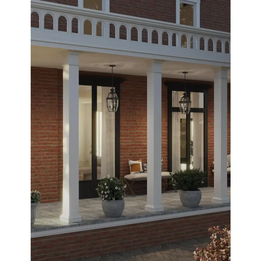 New Haven Three-Light Outdoor Hanging Lantern - Image 2