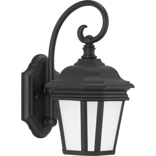 The Crawford Small Wall Lantern combines traditional design with modern outdoor durability. Its textured black finish and compact size make it ideal for residential entryways, porches, and patios where classic style is desired.