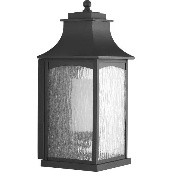 The Maison Large Wall Lantern combines timeless farmhouse design with contemporary outdoor performance. Its textured black finish and substantial size make it ideal for welcoming entryways and covered outdoor spaces.