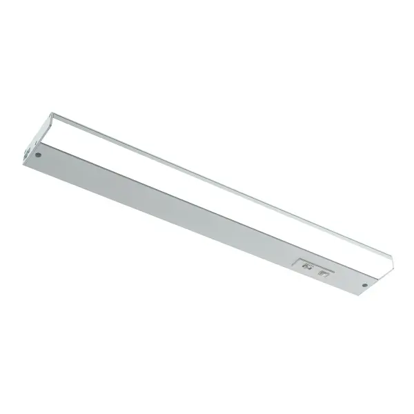The Arza Select delivers efficient LED illumination in a slim 22-inch profile, perfect for under-cabinet task lighting. Title 24 compliant with clean contemporary styling that disappears into modern kitchen designs.