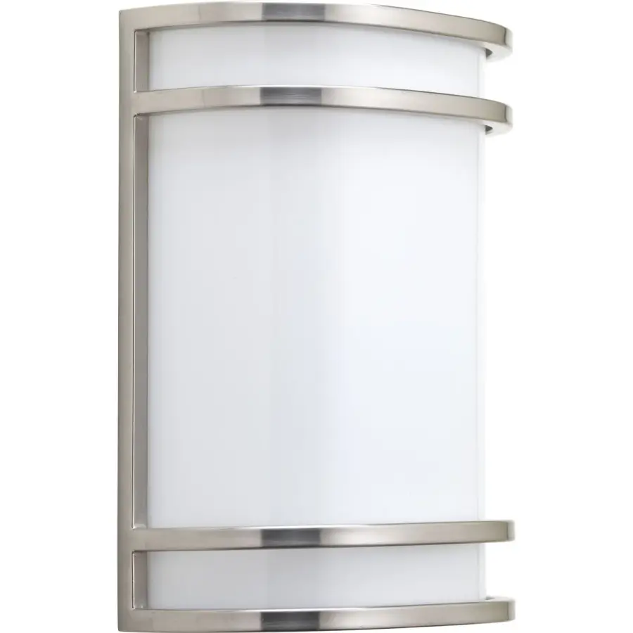 Modern LED Wall Sconce in Brushed Nickel - Image 1