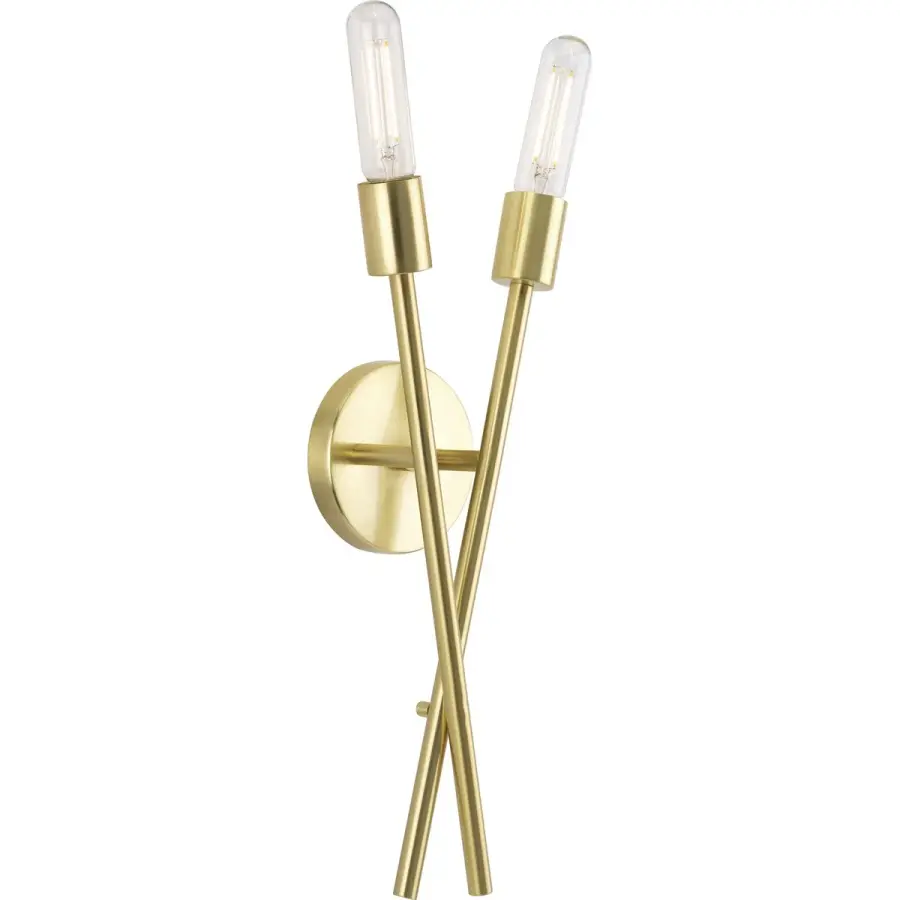 Astra Collection Wall Bracket in Satin Brass - Image 3
