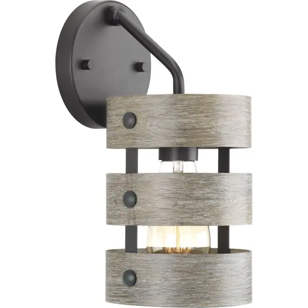 Coastal-Inspired Galvanized Sconce with Rustic Charm - Image 1