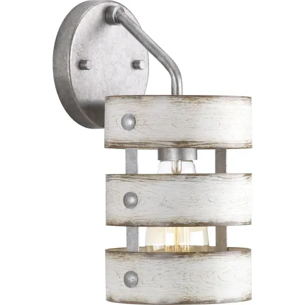 Coastal-Inspired Galvanized Sconce with Rustic Charm - Image 2