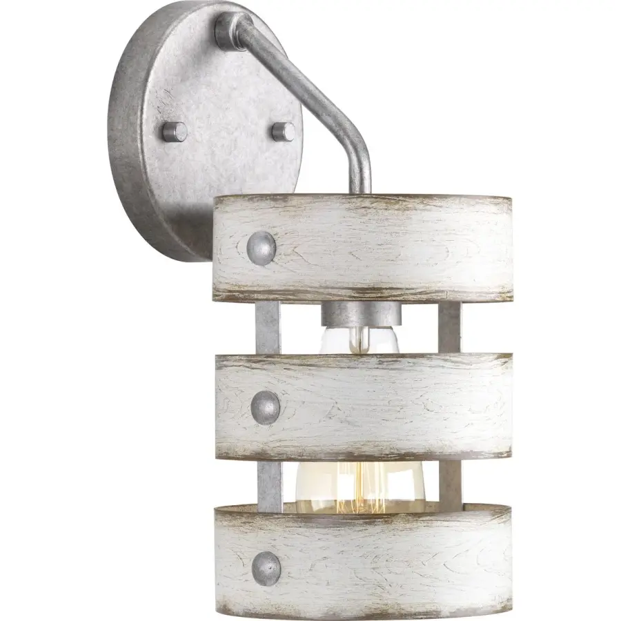 Coastal-Inspired Galvanized Sconce with Rustic Charm - Image 2