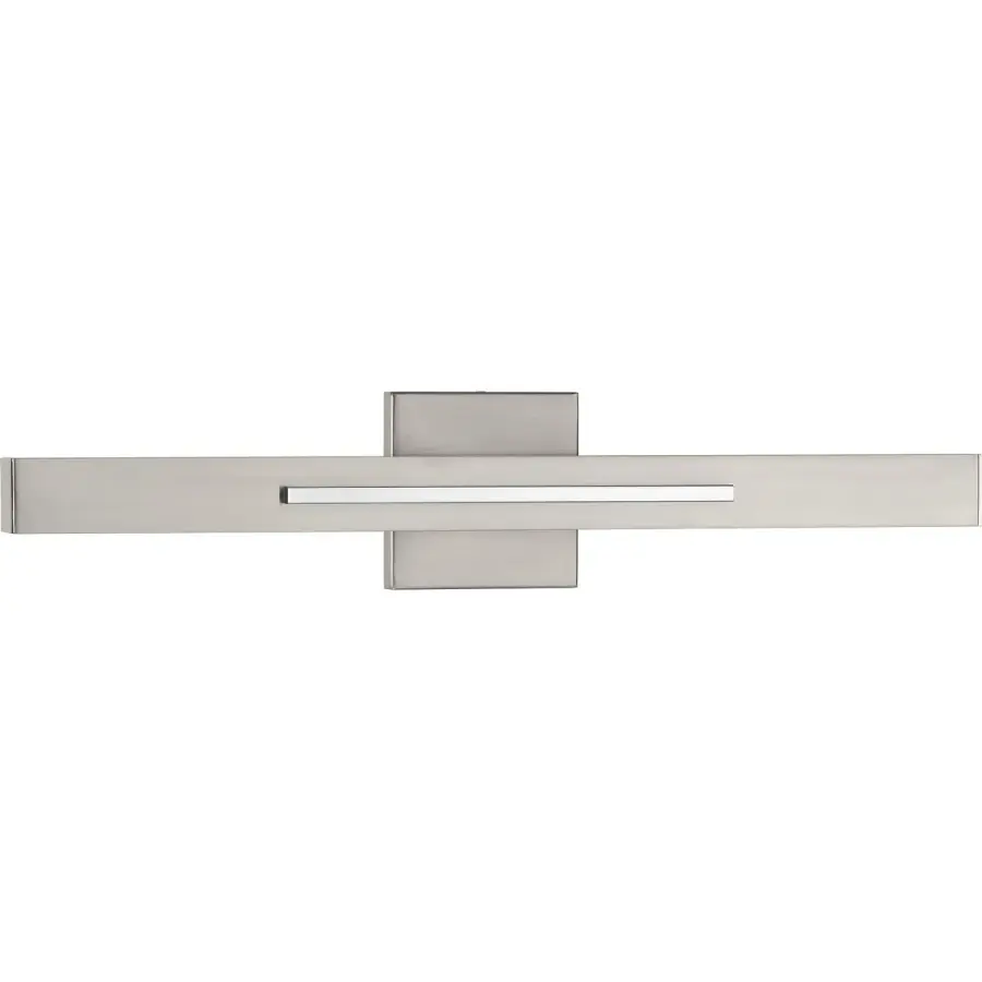 Sleek LED Wall Sconce with Modern Brushed Nickel Finish - Image 1