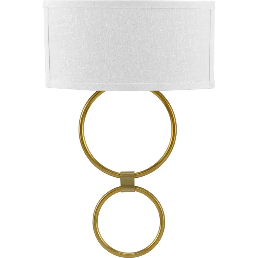 LED Circle Wall Sconce - Brushed Bronze - Image 1