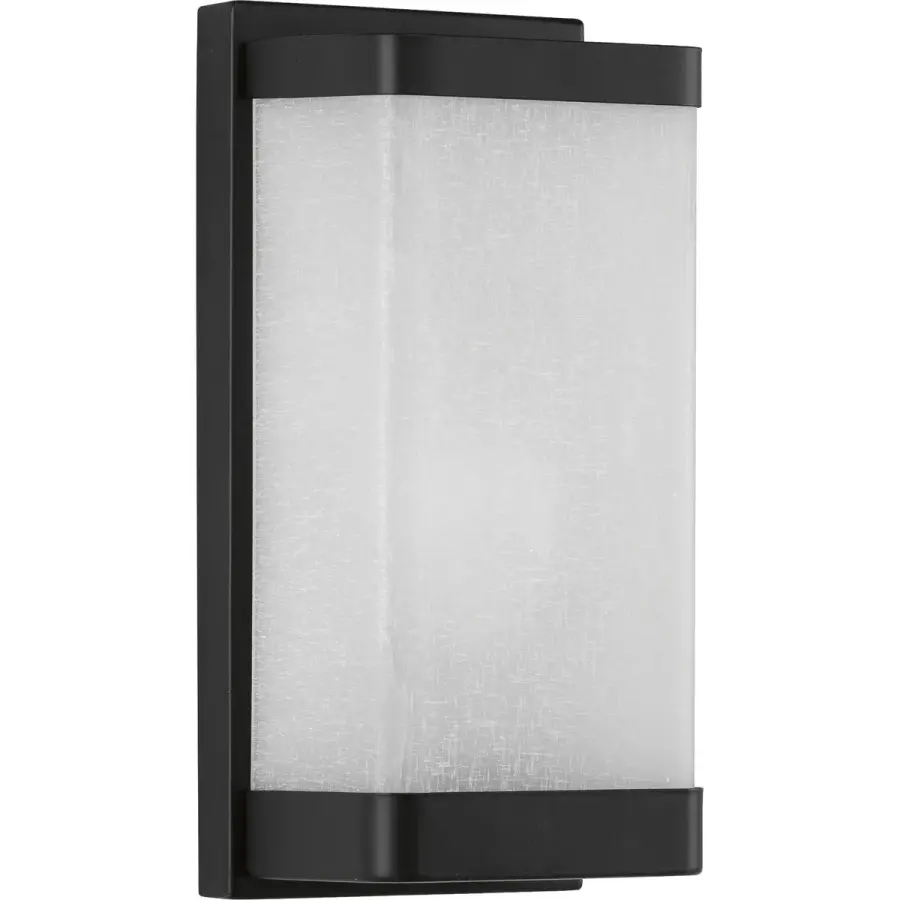 One-Light Linen Glass Wall Sconce - Image 1