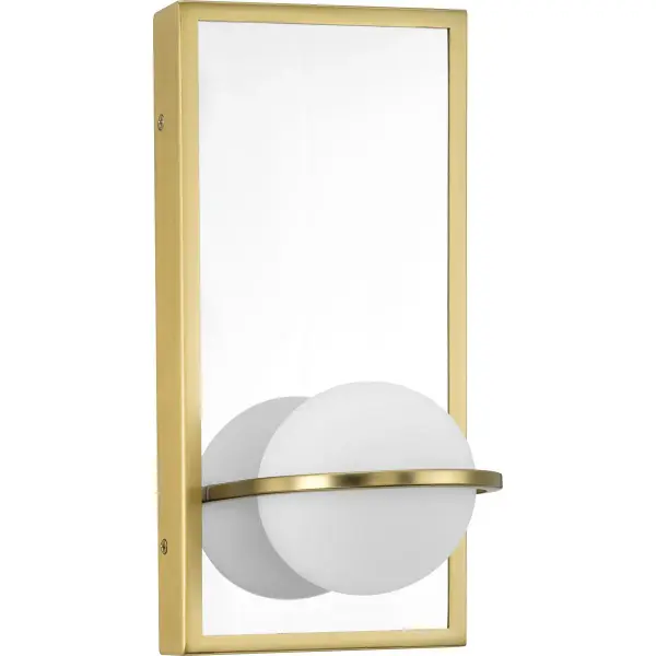 Pearl LED Etched Opal Glass Wall Sconce - Image 1