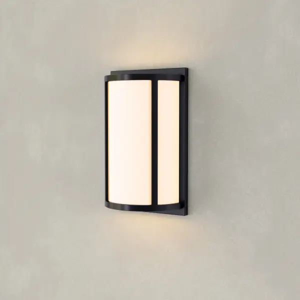 Versatile Transitional Sconce with Soft Etched Glass Illumination - Image 2