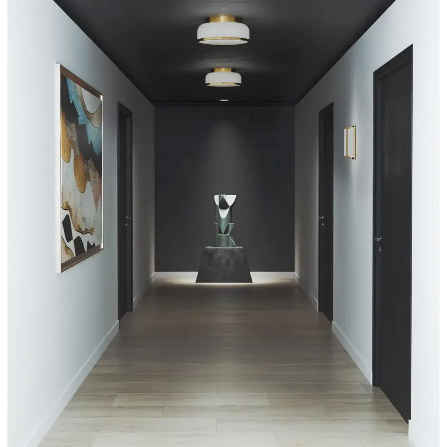 Versatile Transitional Sconce with Soft Etched Glass Illumination - Image 6