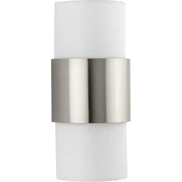 Elegant Contemporary Sconce with Soft Linen Shades - Image 3
