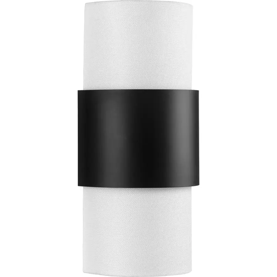 Elegant Contemporary Sconce with Soft Linen Shades - Image 4